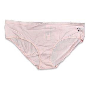 Victoria's Secret Hiphugger Hipster Panty XL Pink Let's Dance on the Back